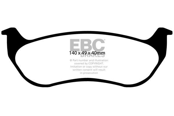 Remblokset EBC Brakes DP1673