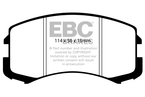 Remblokset EBC Brakes DP1678