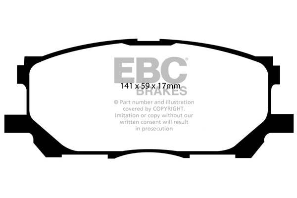 Remblokset EBC Brakes DP1681
