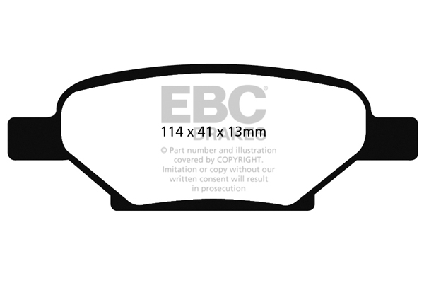 Remblokset EBC Brakes DP1704