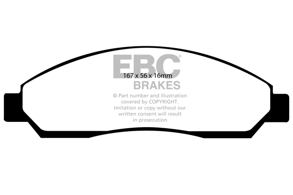 Remblokset EBC Brakes DP1705