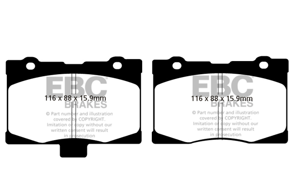 Remblokset EBC Brakes DP1735