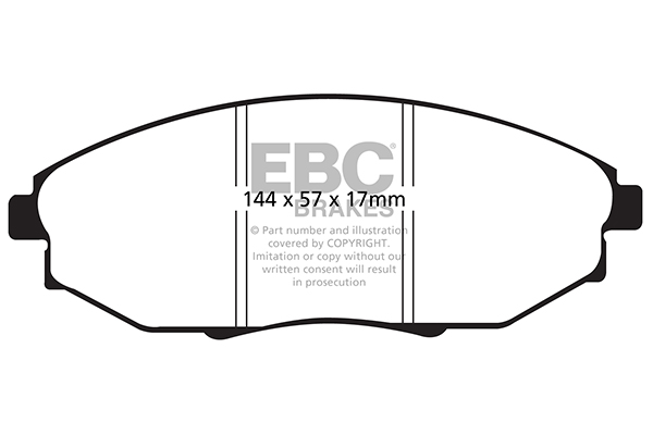 Remblokset EBC Brakes DP1750