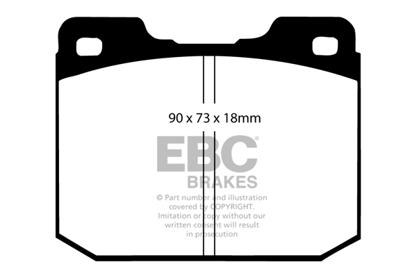 Remblokset EBC Brakes DP175/2