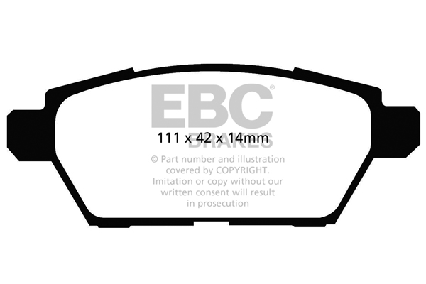 Remblokset EBC Brakes DP1766