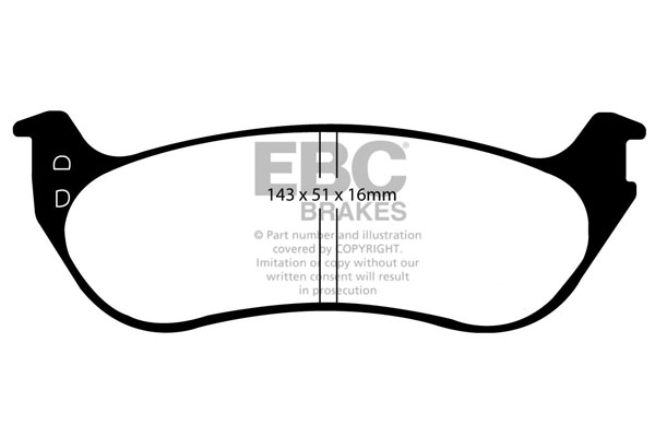 Remblokset EBC Brakes DP1805