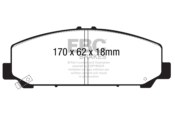Remblokset EBC Brakes DP1808