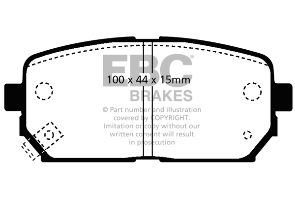 Remblokset EBC Brakes DP1810