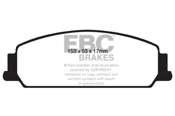 Remblokset EBC Brakes DP1833