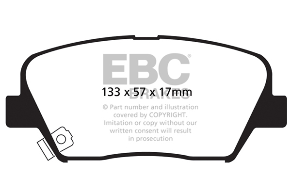 Remblokset EBC Brakes DP1863
