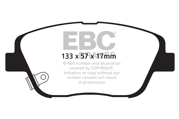Remblokset EBC Brakes DP1864