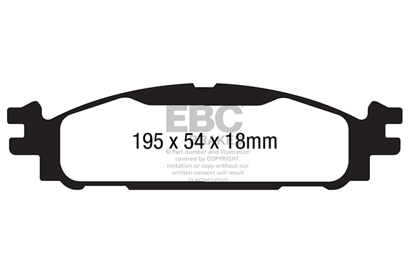 Remblokset EBC Brakes DP1873