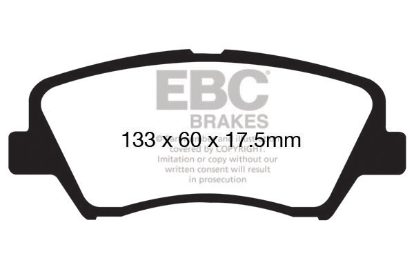Remblokset EBC Brakes DP1874