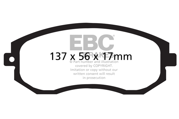 Remblokset EBC Brakes DP1884