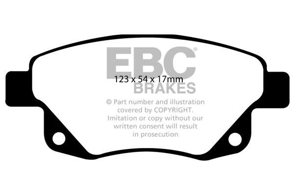Remblokset EBC Brakes DP1918