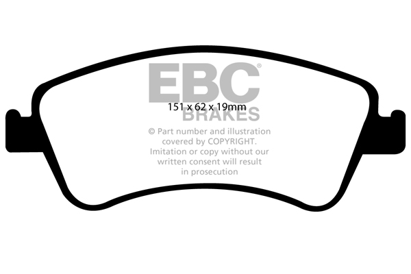 Remblokset EBC Brakes DP1950