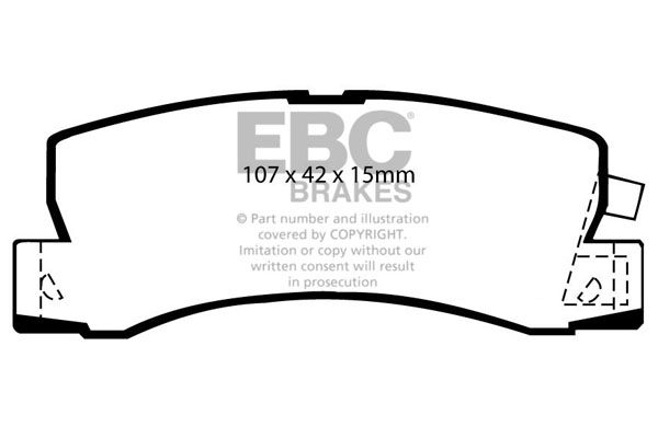 EBC Brakes Remblokset DP4628R