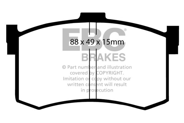 Remblokset EBC Brakes DP631