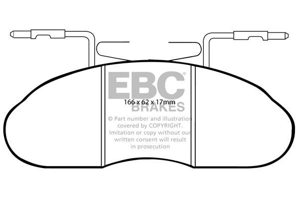 Remblokset EBC Brakes DP633/2