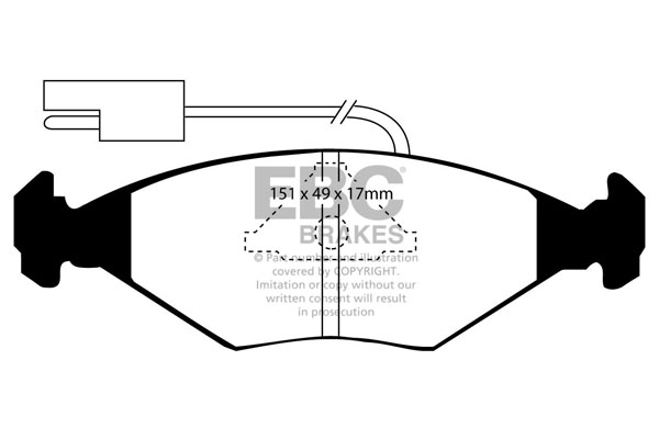 EBC Brakes Remblokset DP704