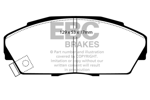 Remblokset EBC Brakes DP719/2