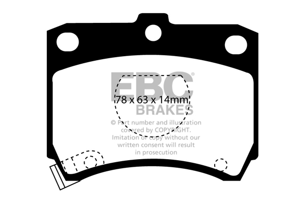 EBC Brakes Remblokset DP737