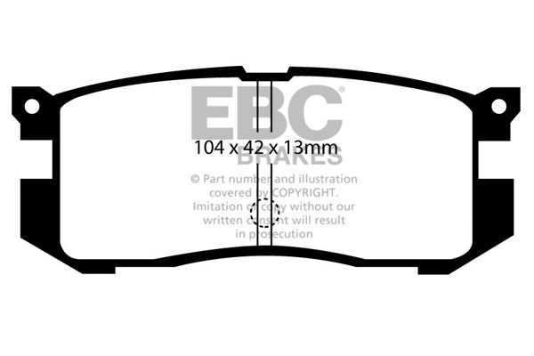 Remblokset EBC Brakes DP739