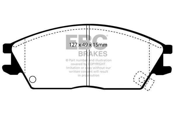 EBC Brakes Remblokset DP2803