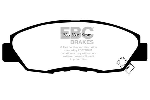 EBC Brakes Remblokset DP2812