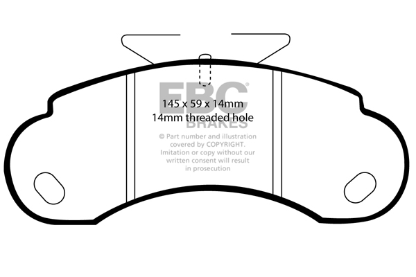 Remblokset EBC Brakes DP832