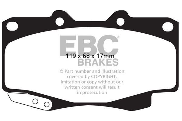 Remblokset EBC Brakes DPX2005