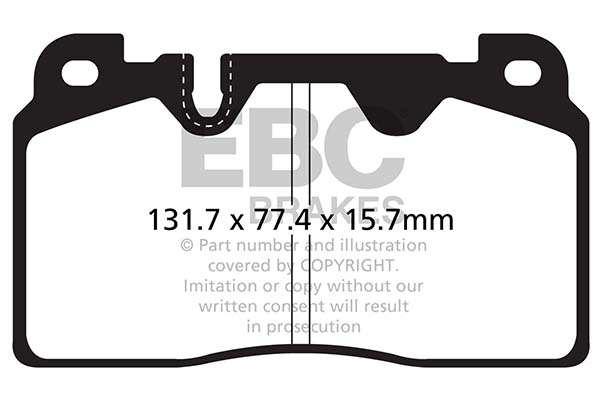 Remblokset EBC Brakes DP42168R