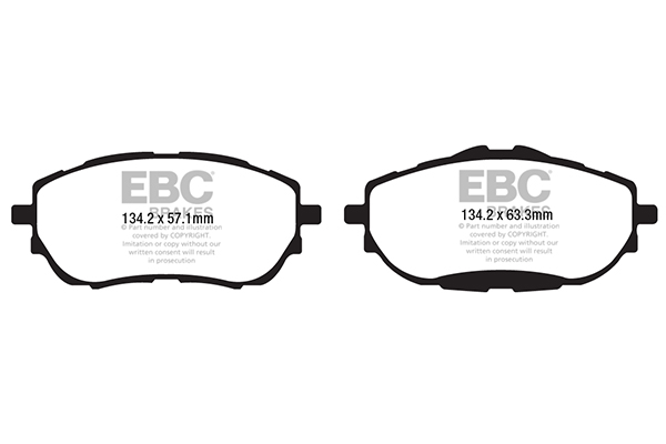 Remblokset EBC Brakes DPX2176