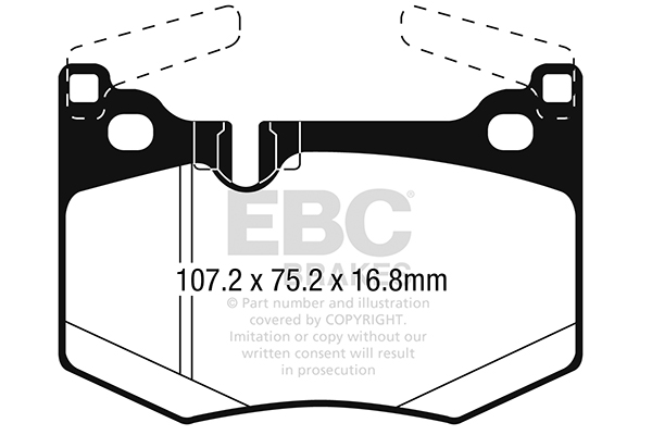 Remblokset EBC Brakes DP42261R