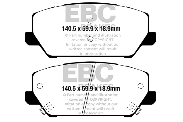 Remblokset EBC Brakes DP42343R