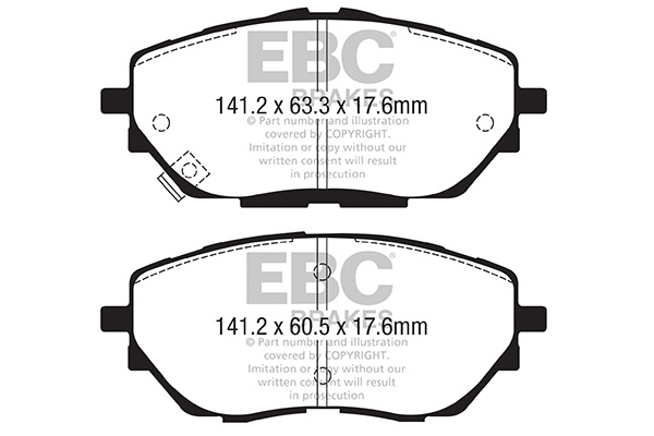 Remblokset EBC Brakes DPX2368