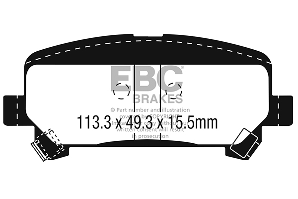 EBC Brakes Remblokset DPX3045