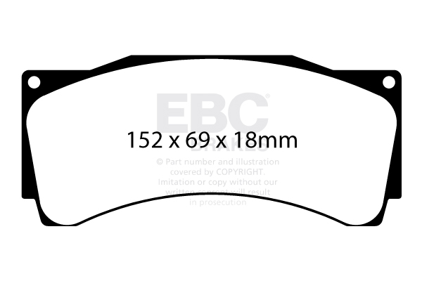 EBC Brakes Remblokset DP8080/2RP1