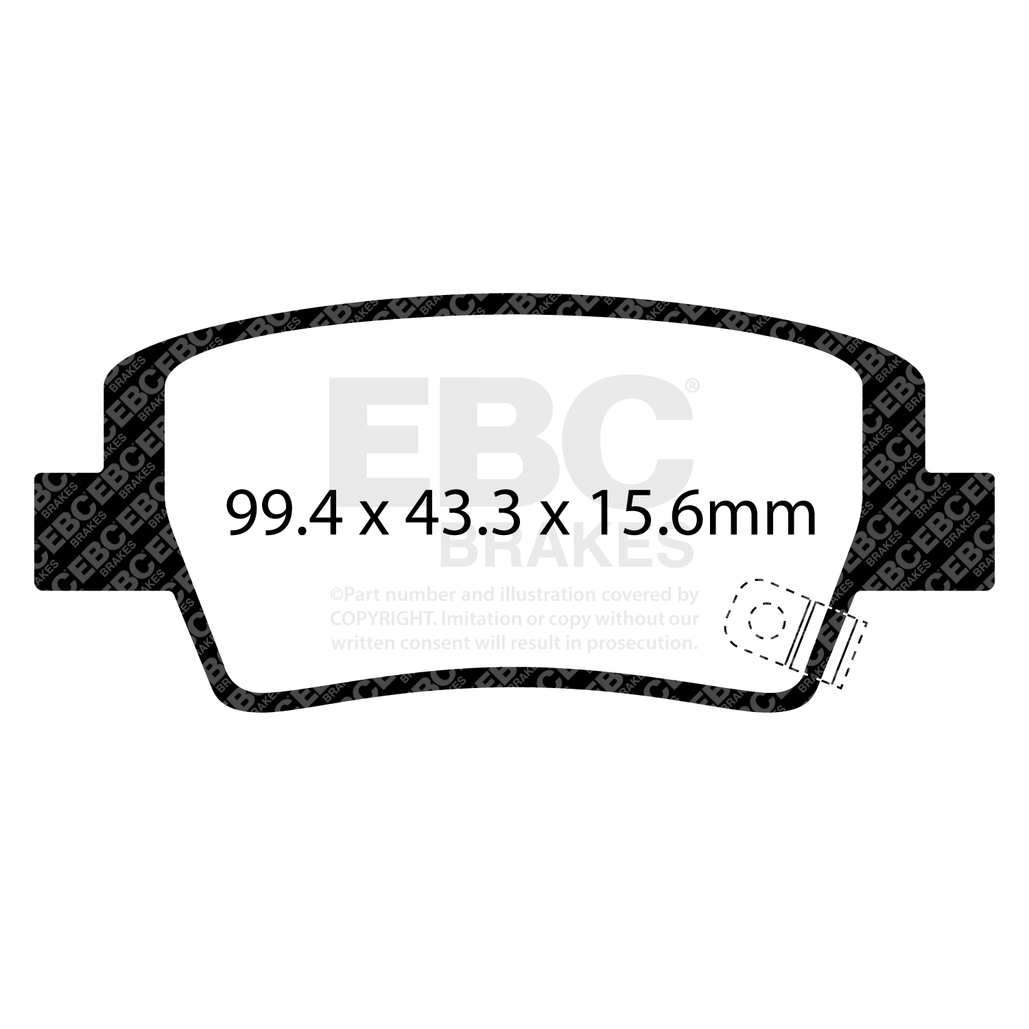 EBC Brakes Remblokkenset, schijfrem DP43154R