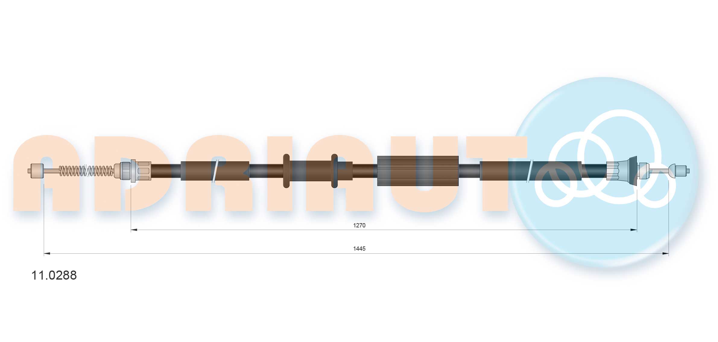 Handremkabel Adriauto 11.0288