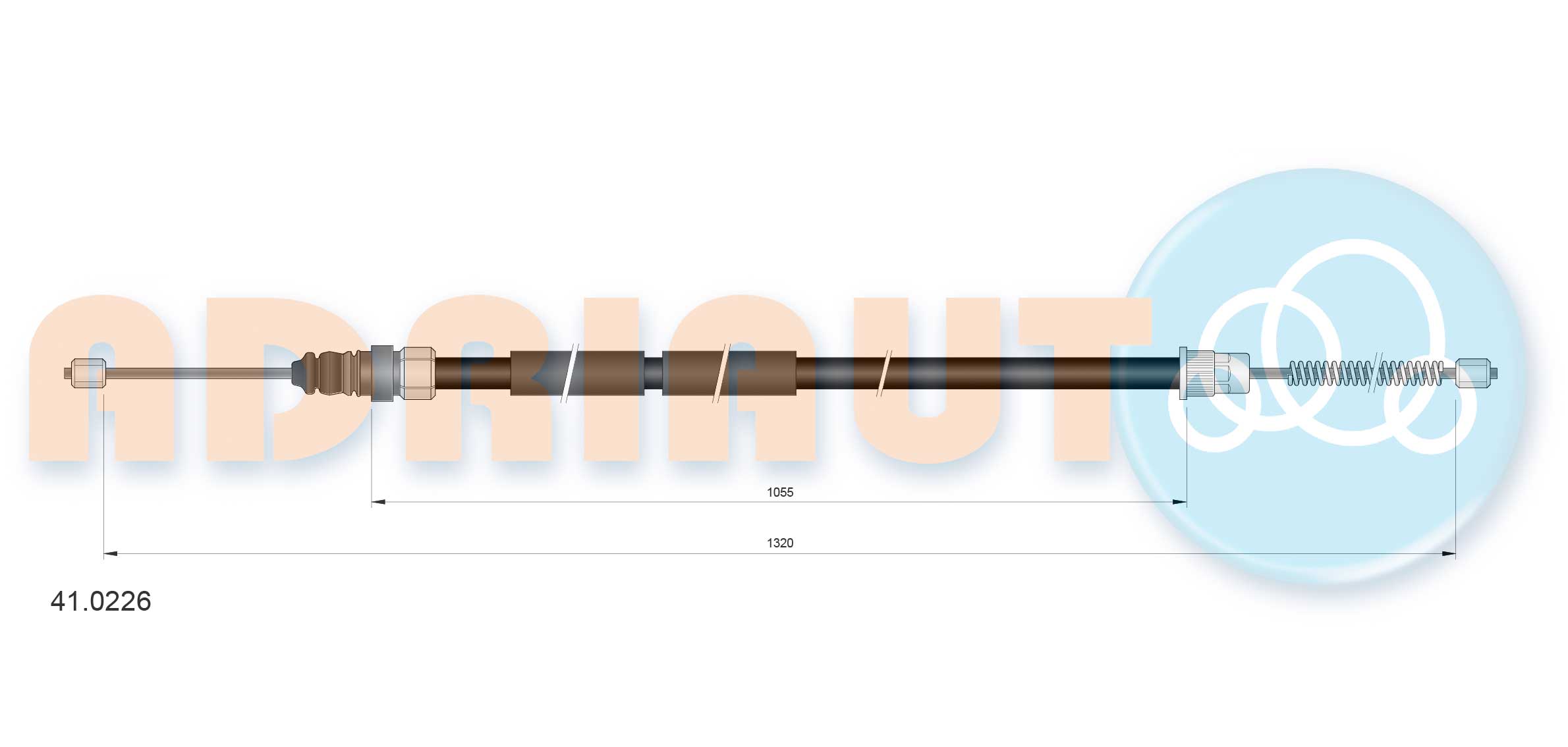 Handremkabel Adriauto 41.0226