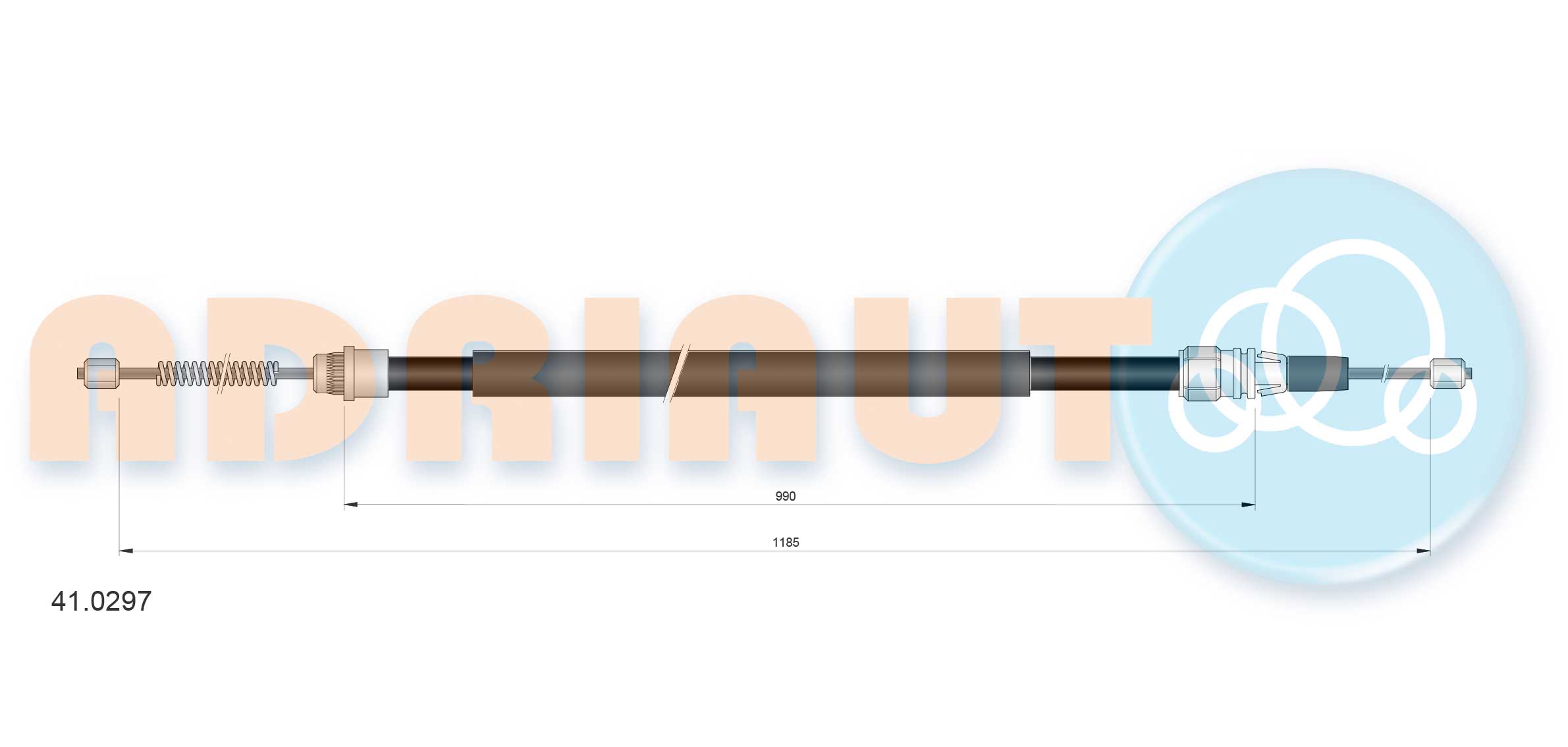 Handremkabel Adriauto 41.0297