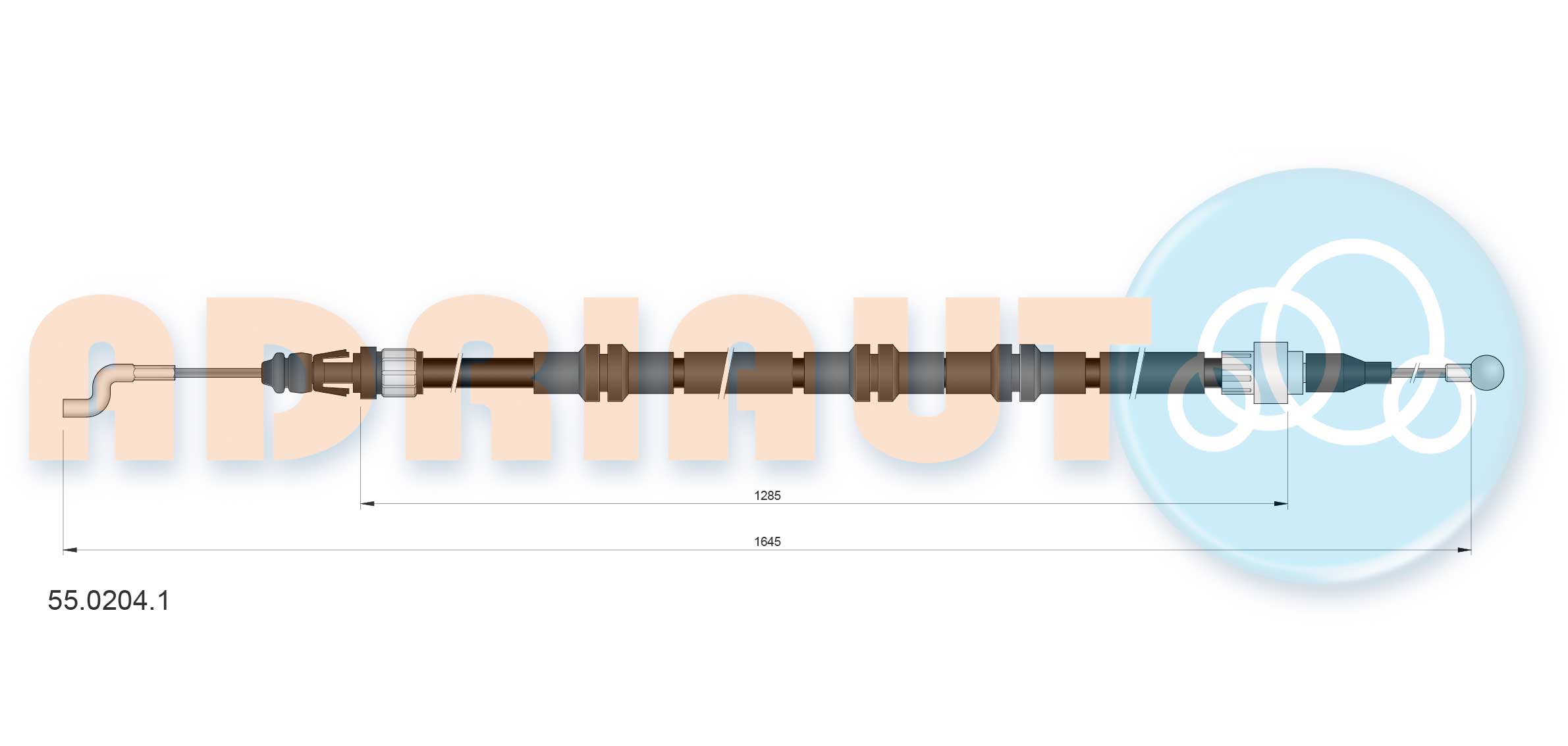 Handremkabel Adriauto 55.0204.1
