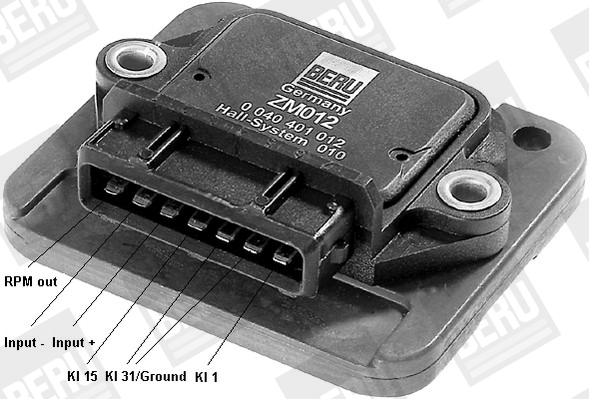 Beru By Driv Ontsteking controle unit ZM012