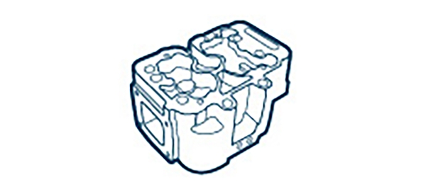 Cilinderkop OE Germany 09 0120 B40000