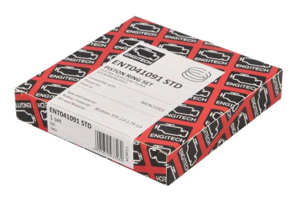 Zuigerveerset Engitech ENT041091 STD