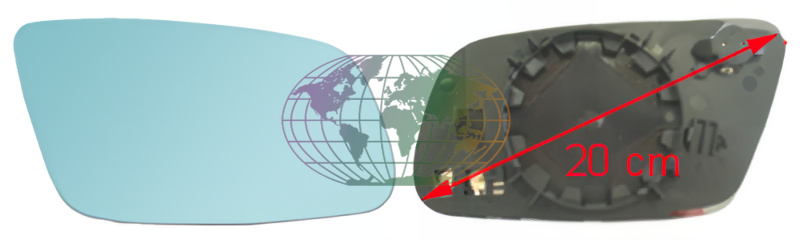 Buitenspiegelglas Bodermann 0831065