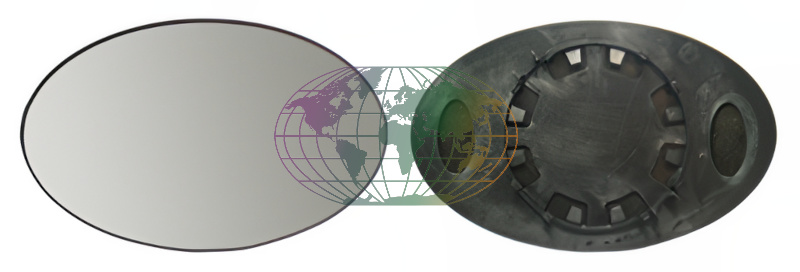 Buitenspiegelglas Bodermann 1601060