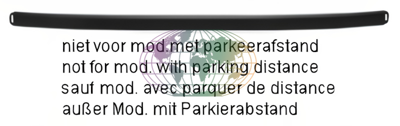 Voorbumper deel Bodermann 1636170