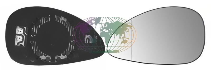 Buitenspiegelglas Bodermann 2017062